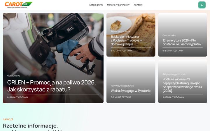 Zrzut ekranu carot.pl