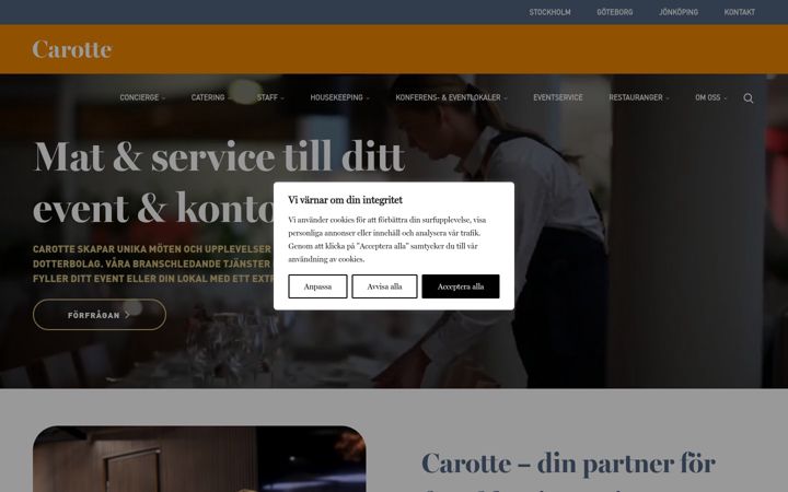Screenshot of carotte.se