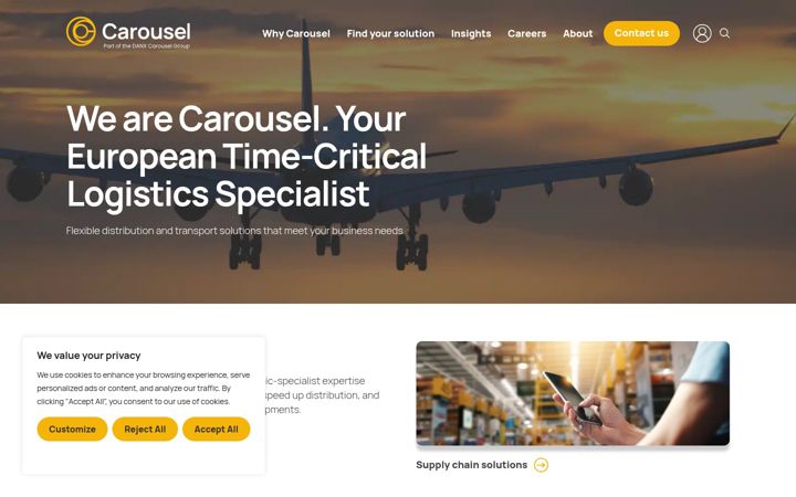 Screenshot of carousel.eu