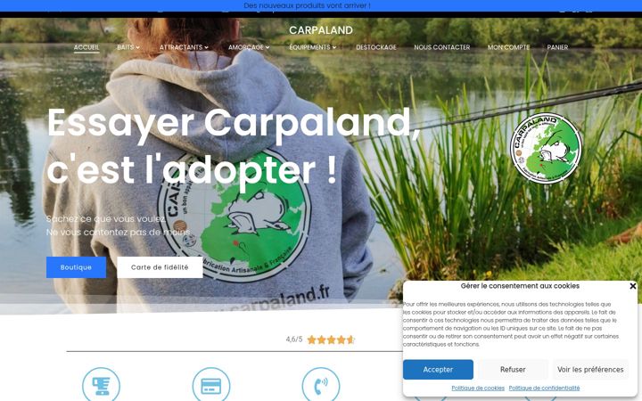 Screenshot του carpaland.fr