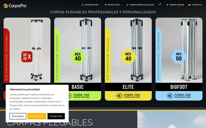 Screenshot of carpapro.com