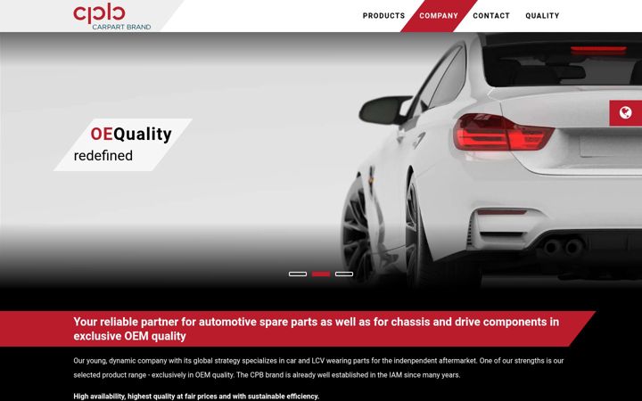 Screenshot of carpartbrand.de