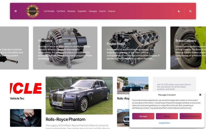 Screenshot of carpartdeals.co.uk