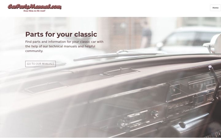 Screenshot of carpartsmanual.com