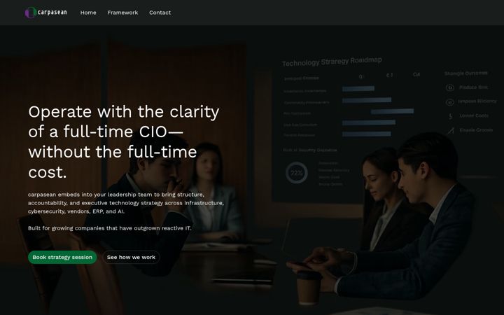 Screenshot of carpasean.com