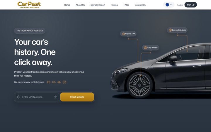 Screenshot of carpast.info