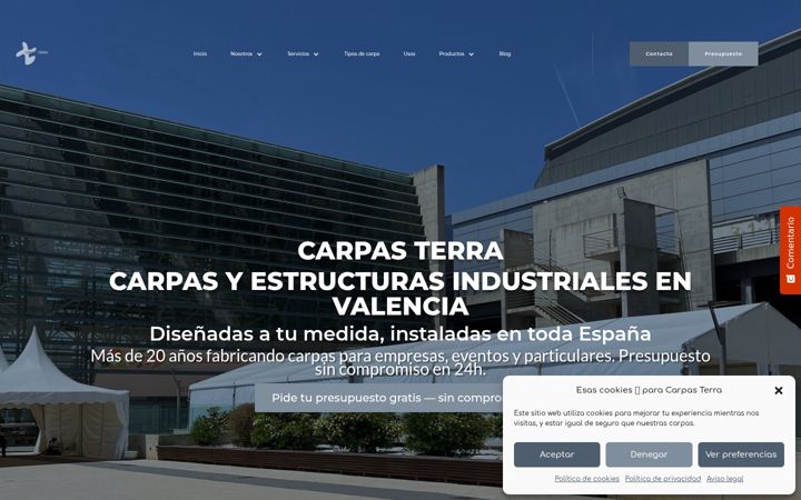 Screenshot of carpasterra.com