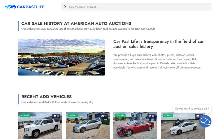 Screenshot of carpastlife.com