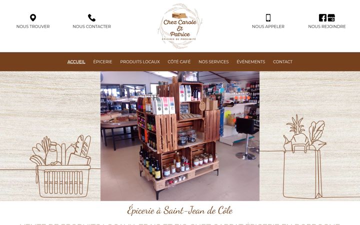 Screenshot of carpat-epicerie.fr