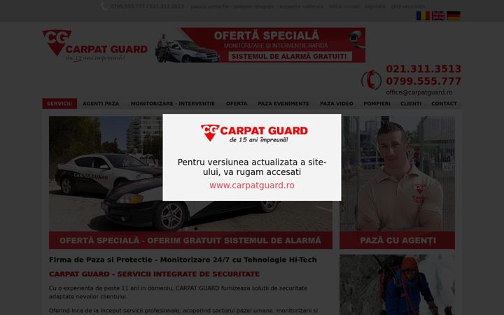 Screenshot of carpatguard.com
