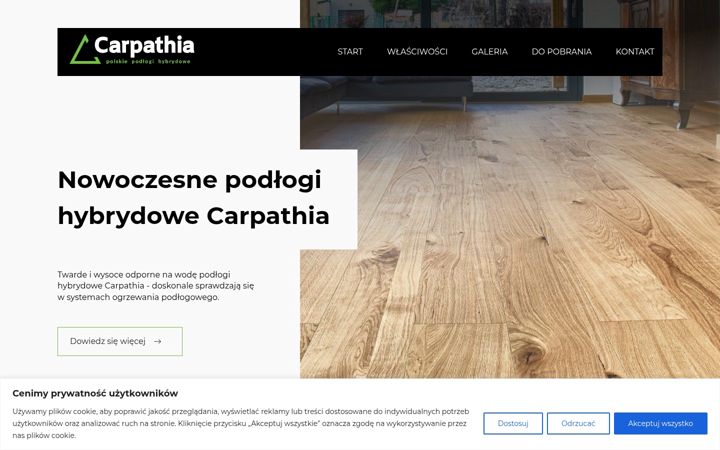 Screenshot of carpathia.pro