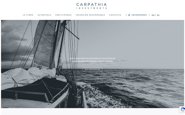 Screenshot of carpathiainvestments.com