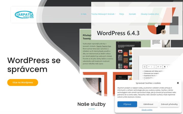 Screenshot ta' carpatia.cz