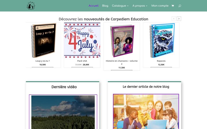 Screenshot of carpediem-education.fr