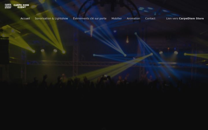 Screenshot of carpediem-event.be
