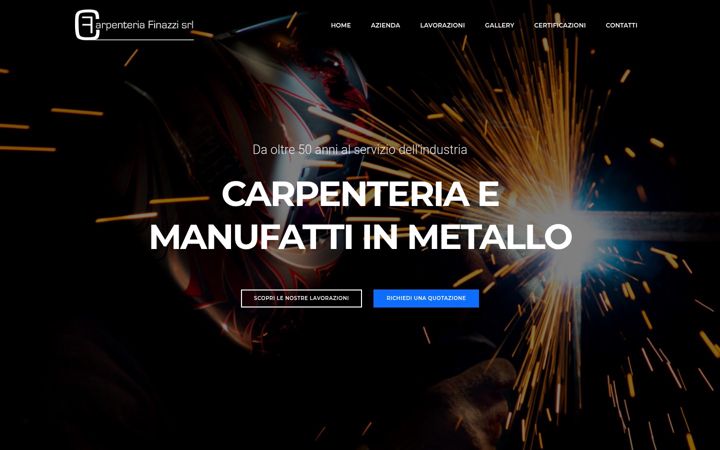 Ekrano kopija carpenteriafinazzi.it