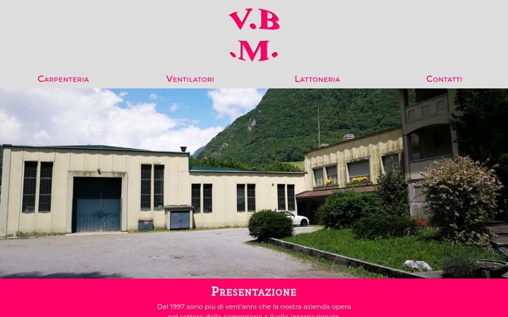 Screenshot of carpenteriavbm.it