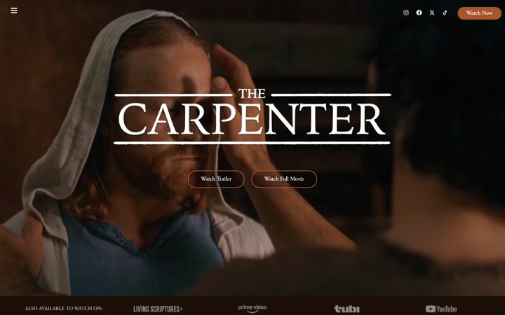 Screenshot of carpentermovie.com