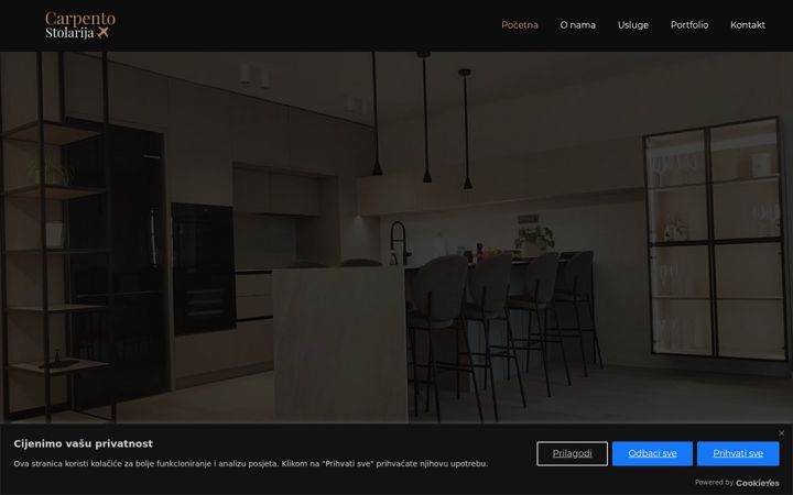 Screenshot of carpento.hr