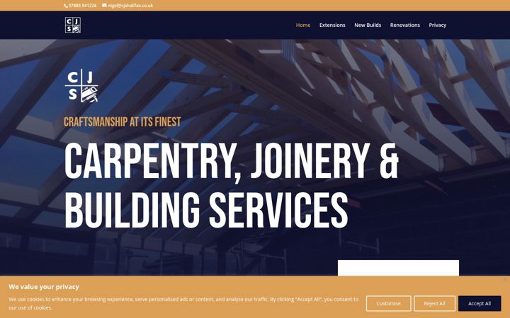 Screenshot of carpentryjoineryservices.co.uk