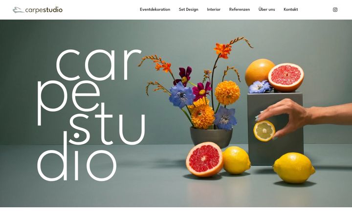 Screenshot of carpestudio.de