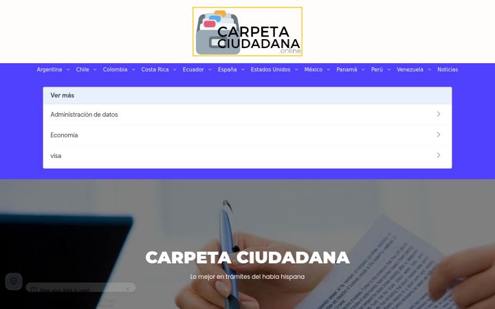 Screenshot of carpetaciudadana.online