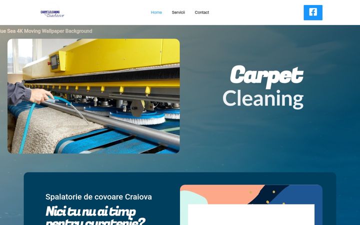 Screenshot of carpetcleaningacademy.ro