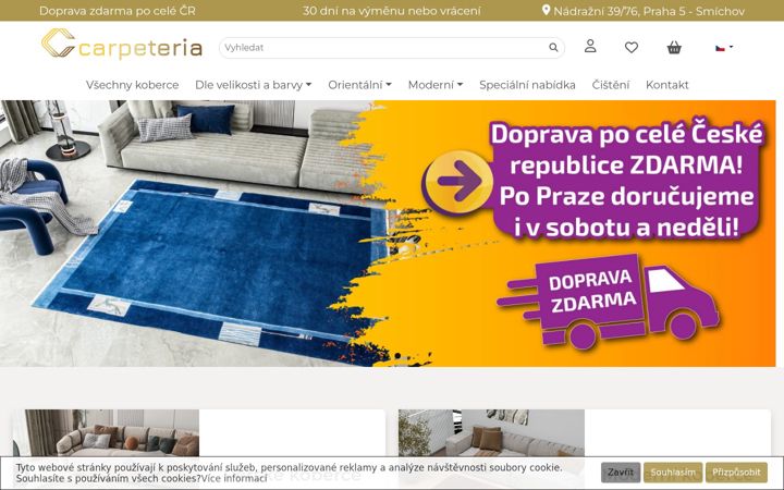 Screenshot of carpeteria.cz