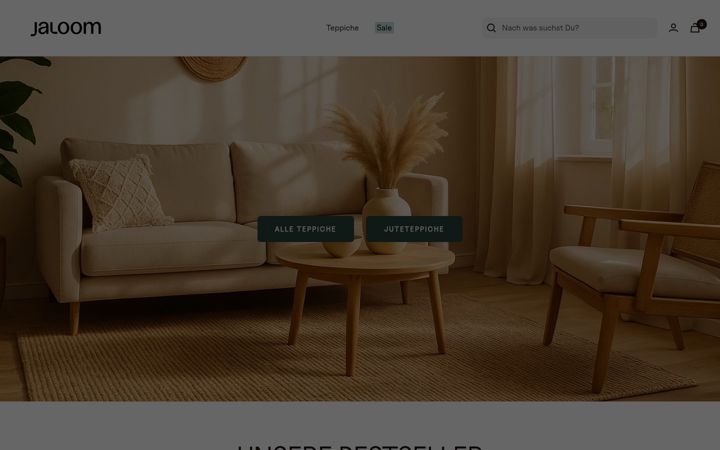 Screenshot of carpetfine.de