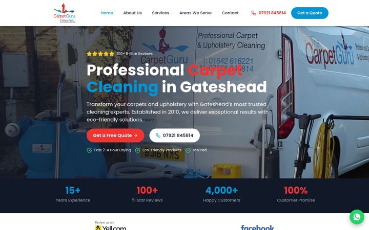 Screenshot of carpetguru.co.uk