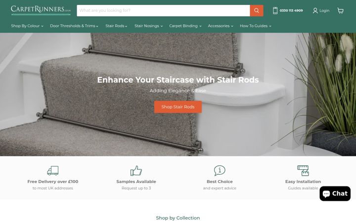 Screenshot of carpetrunners.co.uk