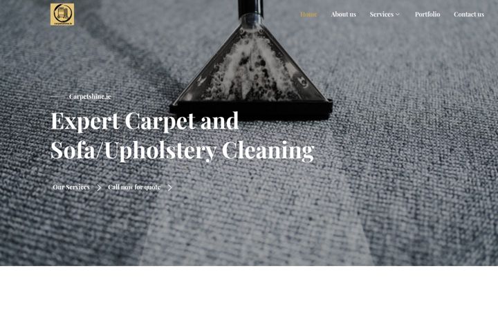 Screenshot of carpetshine.ie