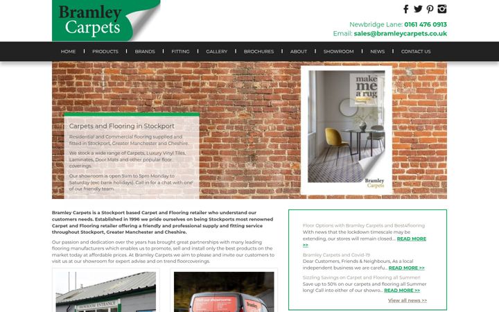 Screenshot of carpetstockport.co.uk