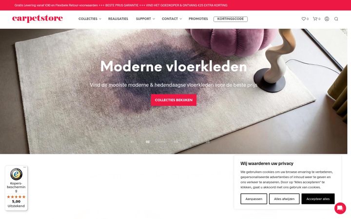 Screenshot of carpetstore.nl