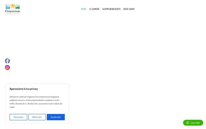 Screenshot of carpeviamguesthouse.com