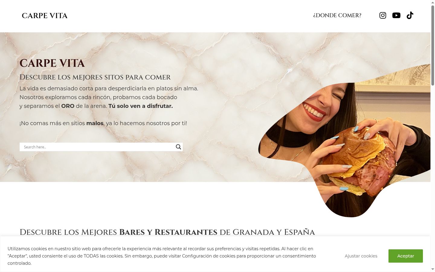 Capture d'écran de la bannière de consentement affichée avant toute interaction