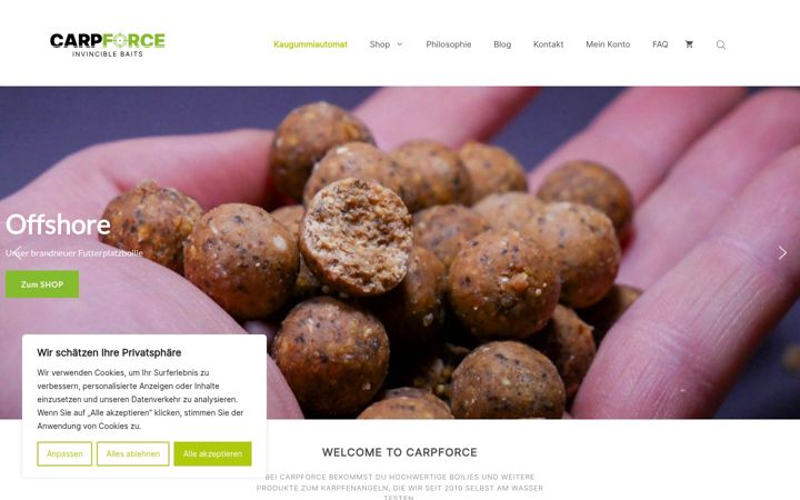 Screenshot of carpforce.de