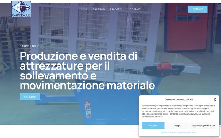 Screenshot of carpidraulic.it