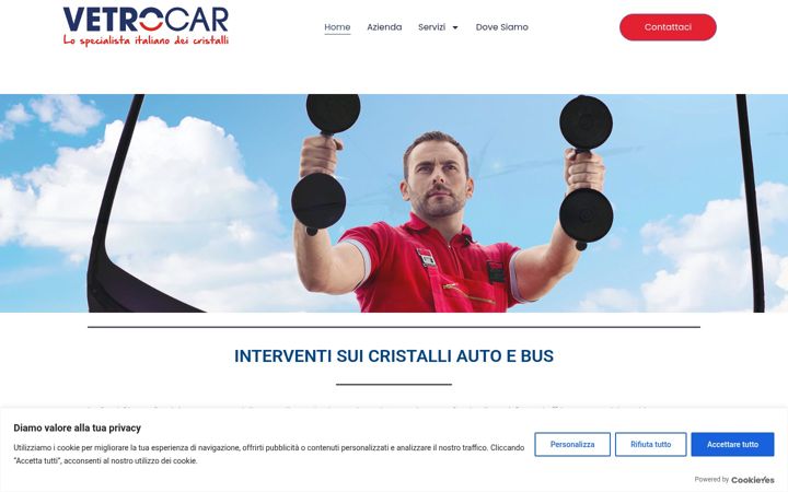 Screenshot of carpiglass.it