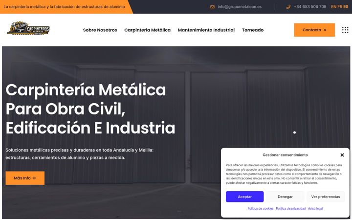Screenshot of carpinteria-metalica.es