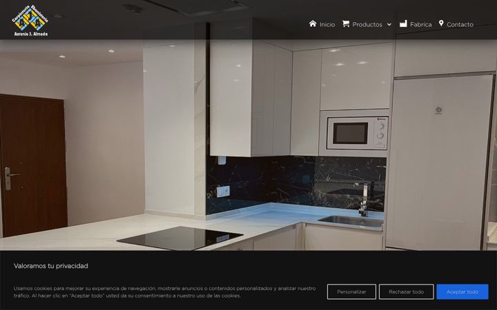 Screenshot of carpinteriaalmeda.es