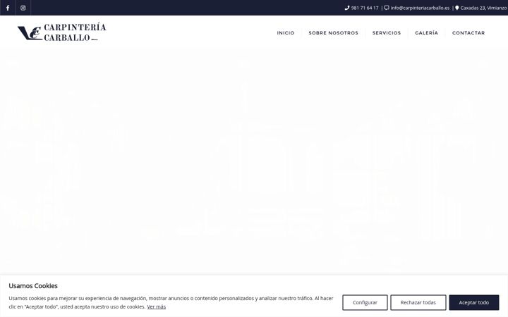 Skjermbilde av carpinteriacarballo.es