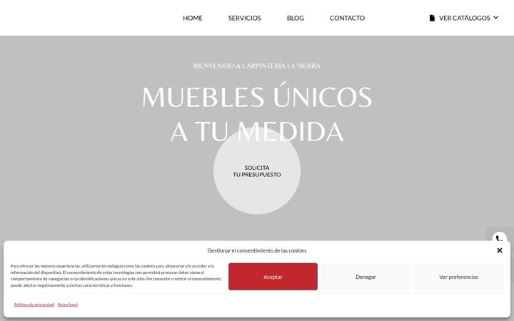 Screenshot di carpinterialasierra.net