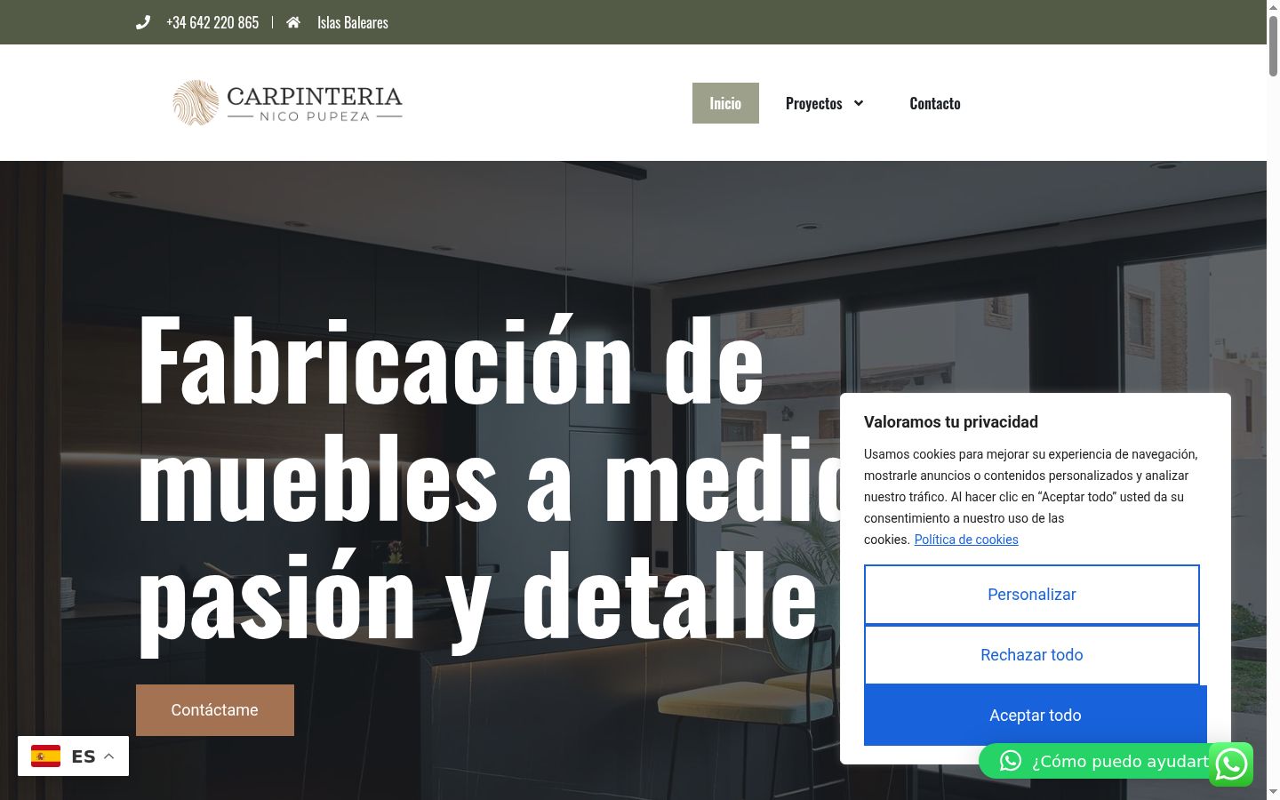 Capture d'écran de la bannière de consentement affichée avant toute interaction