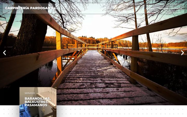 Screenshot of carpinteriapardosan.es
