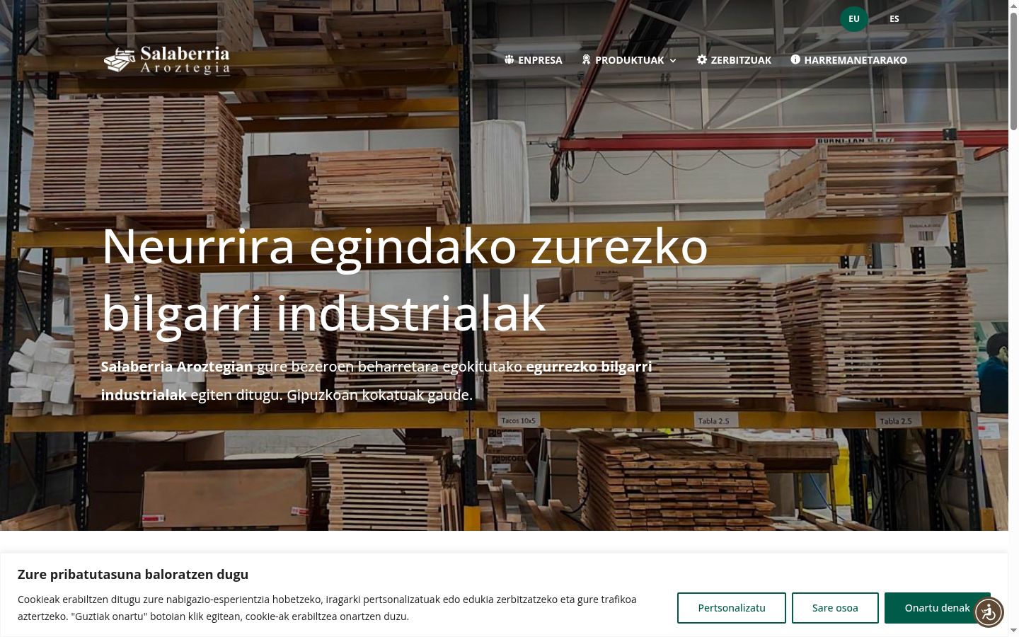 Sutikimo reklamjuostės, rodytos prieš bet kokią sąveiką, ekrano kopija