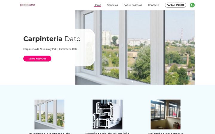 Screenshot of carpinteriavitoria.com.es