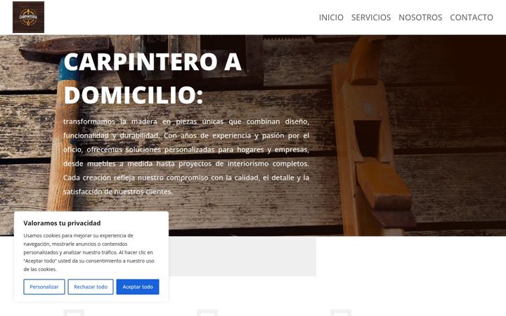 Screenshot of carpinteroadomiciliopamplona.com