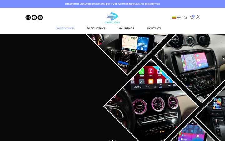 Screenshot di carplay.lt