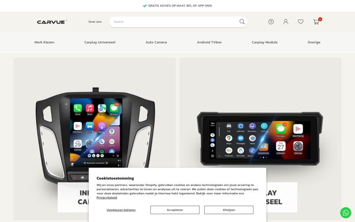 Screenshot of carplayvue.com